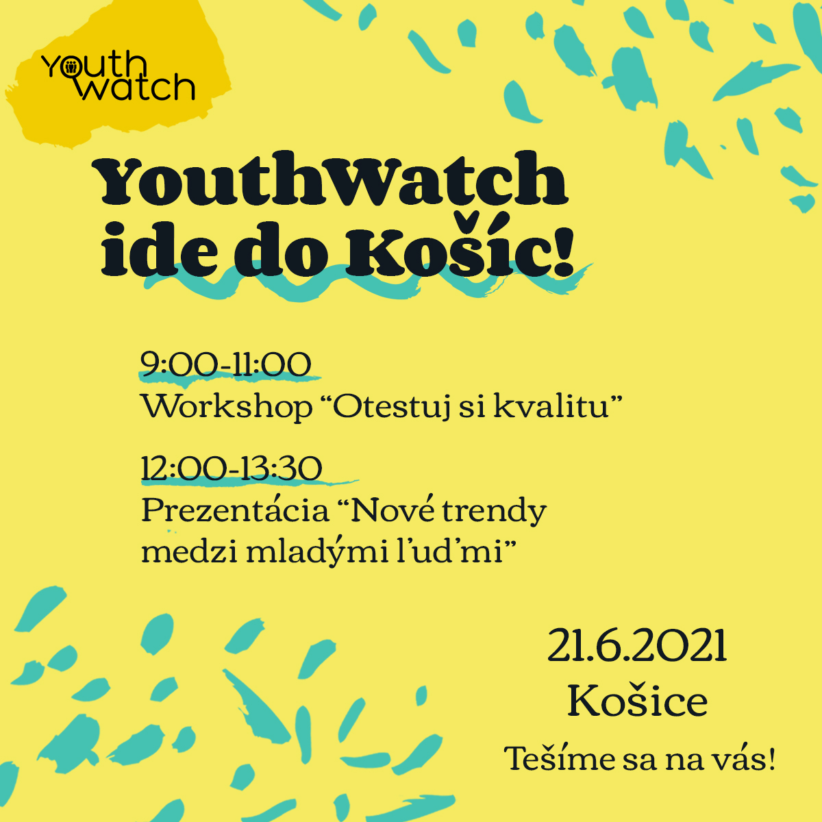 YouthWatch ide do Košíc!