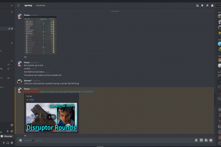 Obr. 3 Platforma Discord s obľubou využívaná gamerskou komunitou
